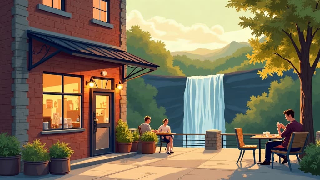 Editorial illustration: Breweries and Taprooms in Cookeville