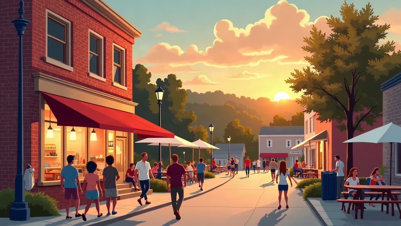 Editorial illustration: Best BBQ in Cookeville